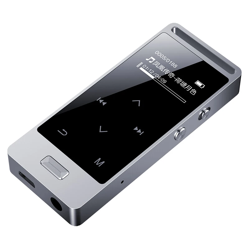 Yescool X3 металлический спортивный MP3-плеер Портативное аудио 8 Гб со встроенным динамиком fm-радио TF сенсорный экран HIFI loseless музыкальный плеер