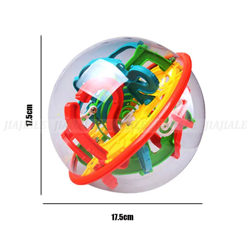 Головоломка-шар 3D Puzzle Ball Magic Intellect размером 17,5 см и 118 шагов для развития баланса, логического мышления и IQ игра для детей и взрослых.