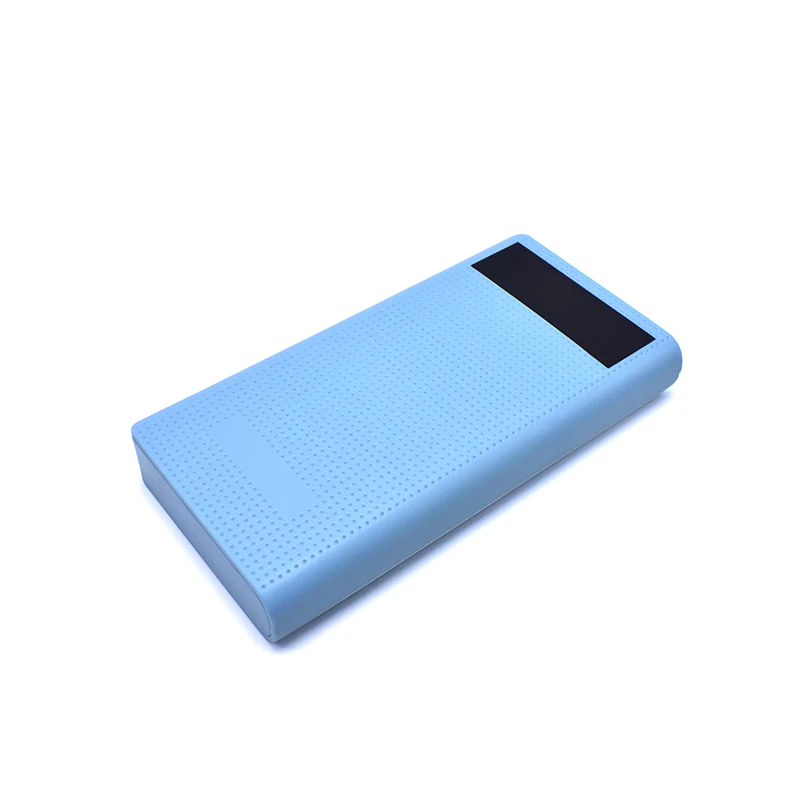 Синий 30000mAh power Bank с светодиодный дисплеем двойной usb зарядным аккумулятором внешний мобильный телефон зарядные устройства Портативные для IPhone X 8 - Цвет: Синий