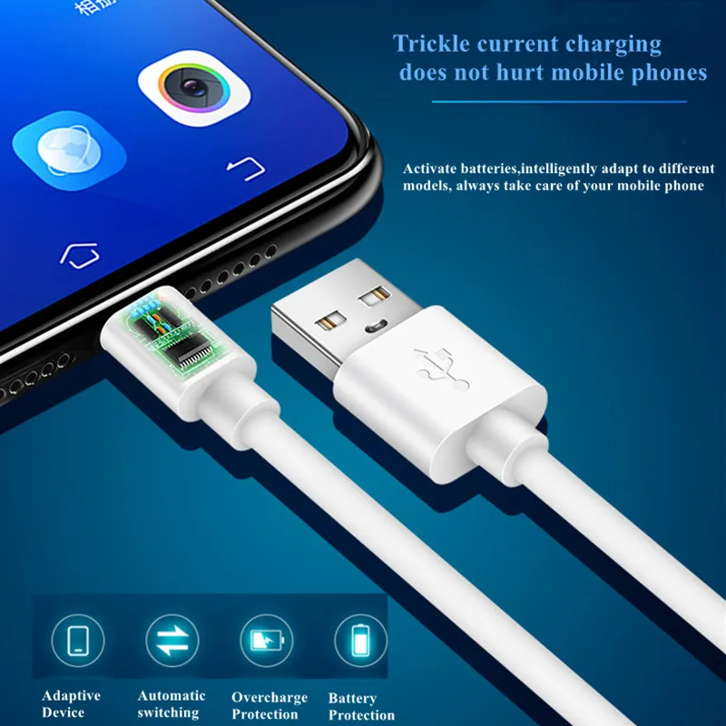 Кабель Micro USB 3A для Samsung S7 S6 Xiaomi 4X 4A 5A Note 4 HTC LG Android|Кабели мобильных телефонов| |