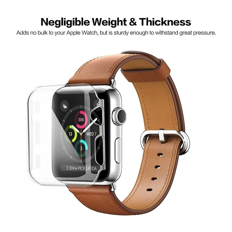 Чехол Funda для Apple watch 1 2 3 4 защитный чехол мягкий iwatch i 40 44 38 42 мм чехол|Бамперы| |