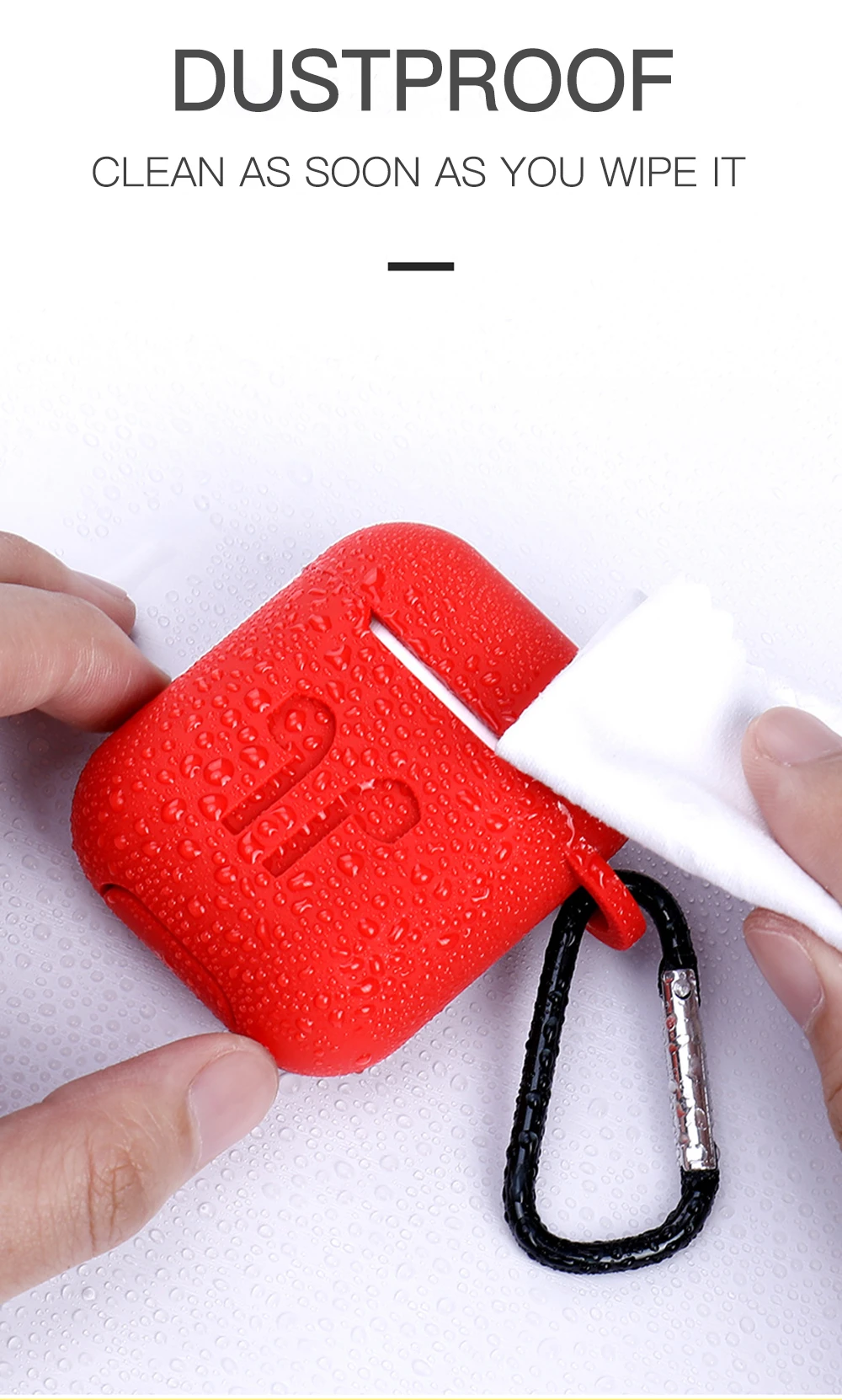 5 шт./компл. Силиконовые чехлы с цепочкой для ключей крюк для Apple Airpods защитный чехол ремень держатель Air стручок селфи-Палка с Bluetooth гарнитура аксессуары