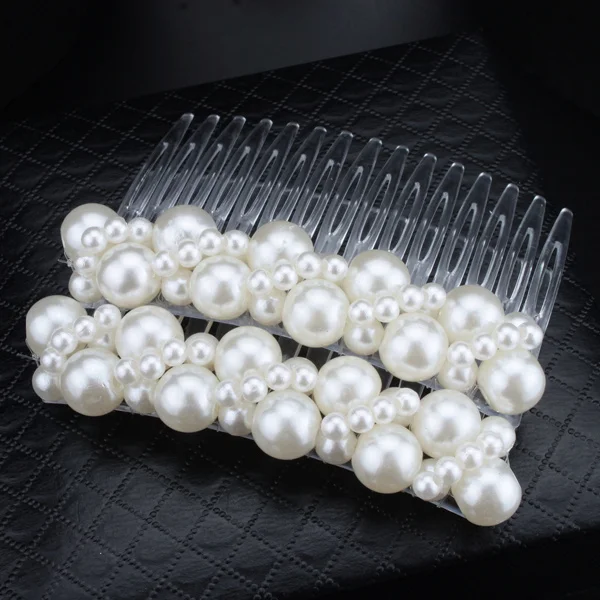 Гребень для волос с жемчугом Женский элегантный свадебный аксессуар невесты и