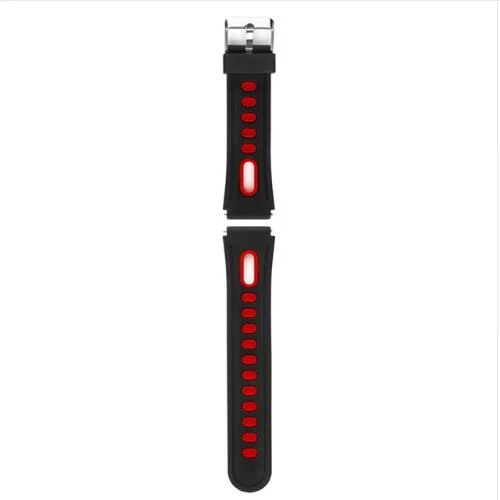 black red silicone GOLDENSPIKE P68 P70 оригинальные умные аксессуары браслет ремешок для P68 P70 спортивный автоматизированный Браслет замена умный ремень - Цвет: black red silicone