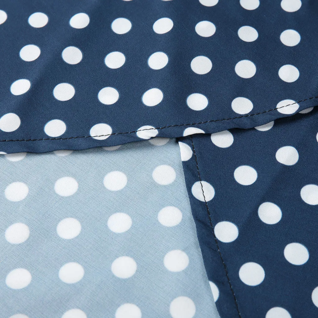 Женское платье с принтом в горошек длинное коротким рукавом для беременных лето