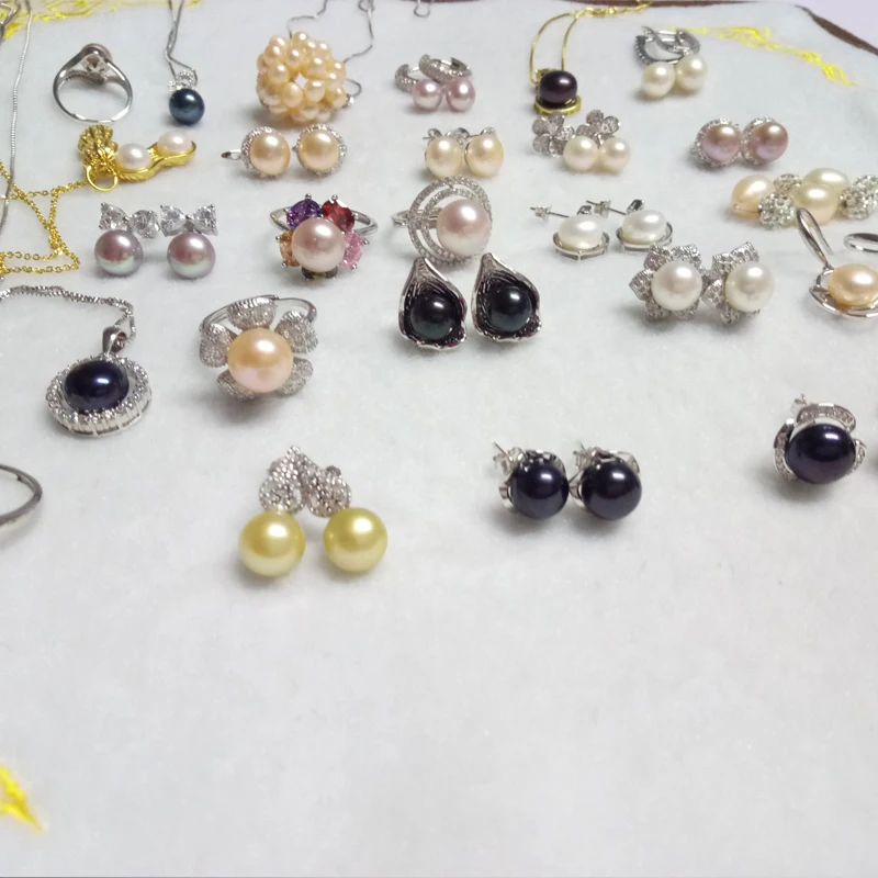 JACKPOT Lucky Box Pearl Jewelry Set 100% Genuine Oyster Ring Earring Pendant Surprise Gifts for Yourself|pearl jewelry set|jewelry setsjewelry pearl