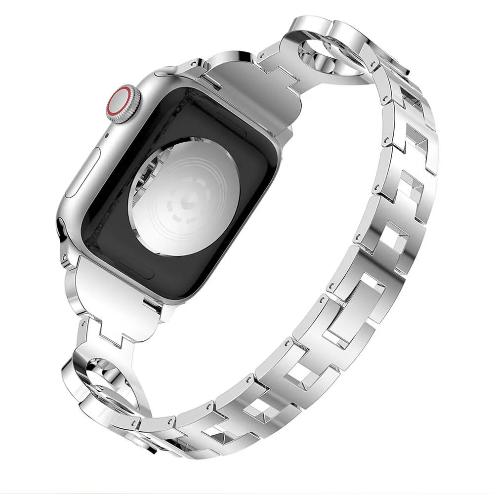 Ремешок для часов Apple Watch Band 38 мм 42 40 44 металлический браслет со стразами Series 5/4/3/2/1 |