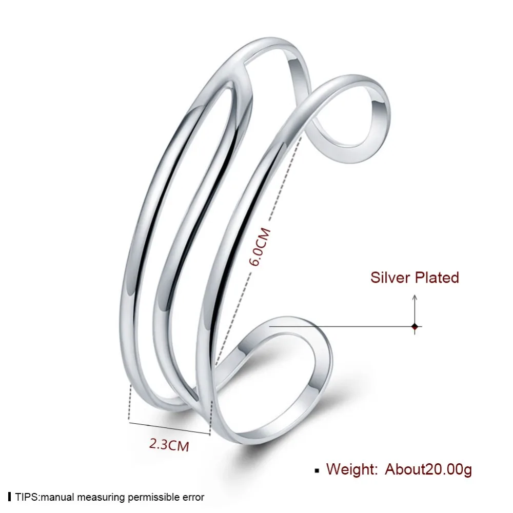 Женский Открытый браслет из серебра 925 пробы | Украшения и аксессуары