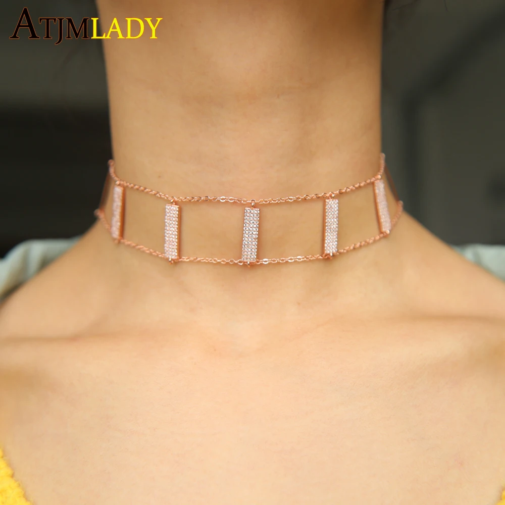 Новинка 2020 модное женское ювелирное изделие чокер ночного клуба Двойная Цепочка