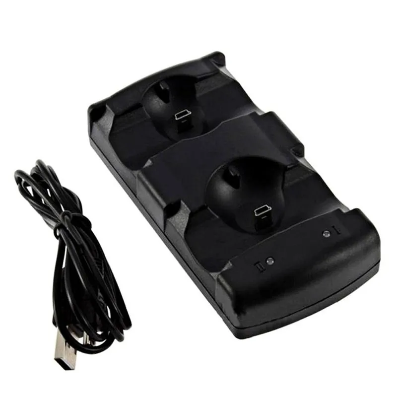 2 в 1 USB двойная зарядная станция зарядное устройство подставка Док для PS3