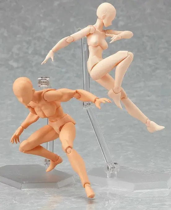 Экшн фигурка Archetype He She Figma подвижные 14 5 см хорошая Коллекционная игрушечная