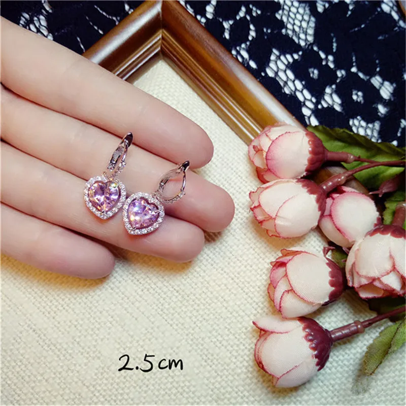 Серьги из серебра S925 пробы с натуральным жемчугом и фианитом|aretes vintage|aretes crystal |