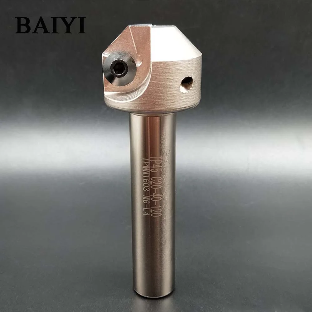 45 ° держатель фаски с прямым хвостовиком для зенковки TP45 C20 32 120 фаска концевой