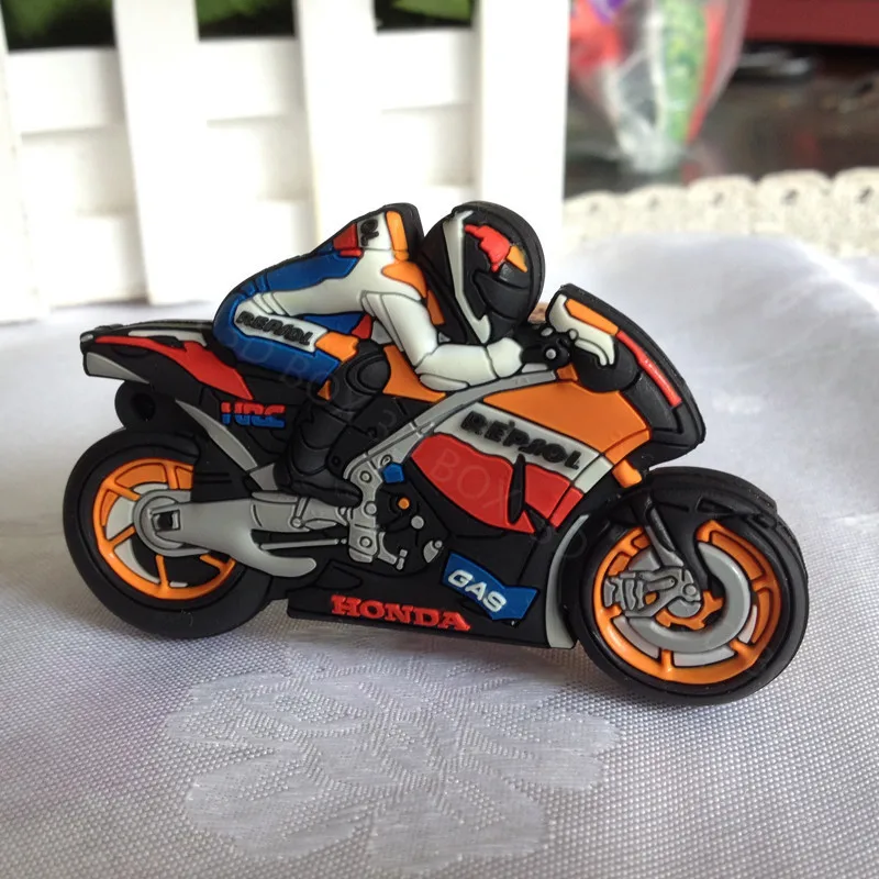 Mini Moto автомобильный мультфильм USB флеш-накопитель 8 ГБ/16 ГБ/32 ГБ/64 ГБ флеш-диск 2 0