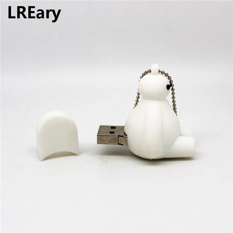 Мультяшный флеш накопитель big heros 6 4 ГБ 8 16 32 64 Baymax usb персонализированный подарок|USB