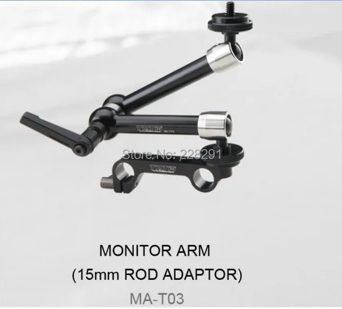 

Штатив TILTA MA-T03 для монитора, шарнирная рукоятка Magic ARM с быстросъемным супер-зажимом для непрерывного изменения фокусировки, 15 мм стержень, у...