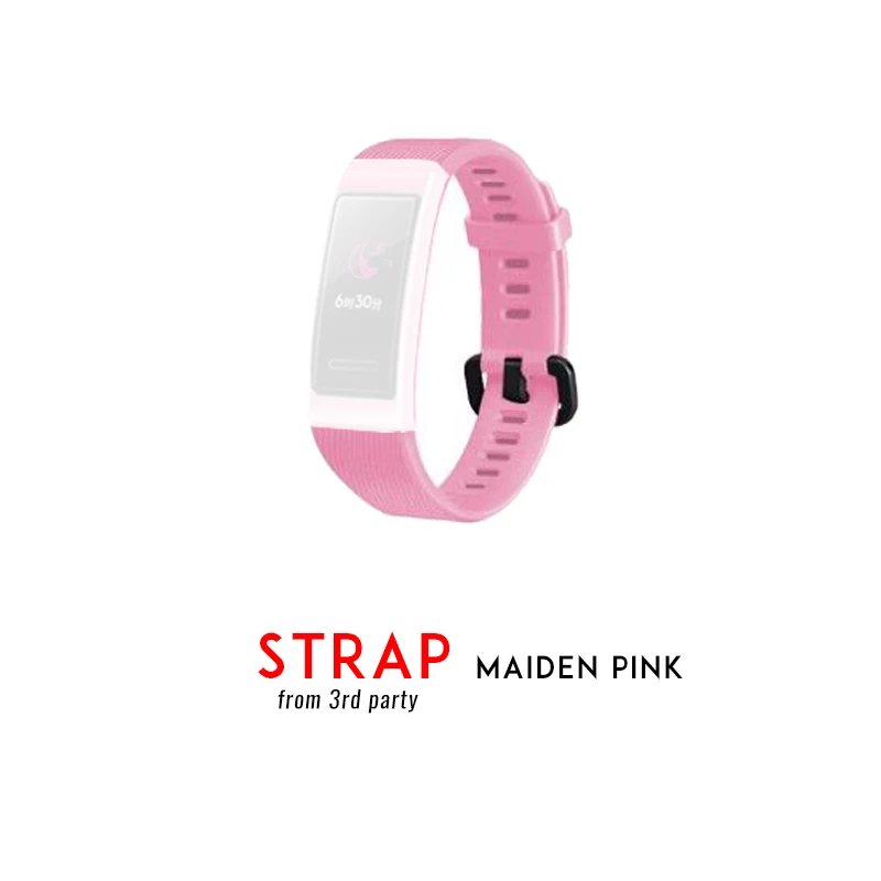 Pink Ремешок для huawei Band 3/3 Pro больше возможности цвета или резервного копирования этот товар только ремешок без основного корпуса - Цвет: Pink