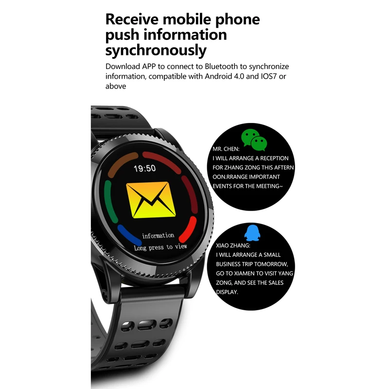 WQ M11 Smart Bracelet 1.3&quot HD IPS Screen Heart Rate Watch Blood Pressure Fitness Tracker Band Multiple Sport Mode | Электроника