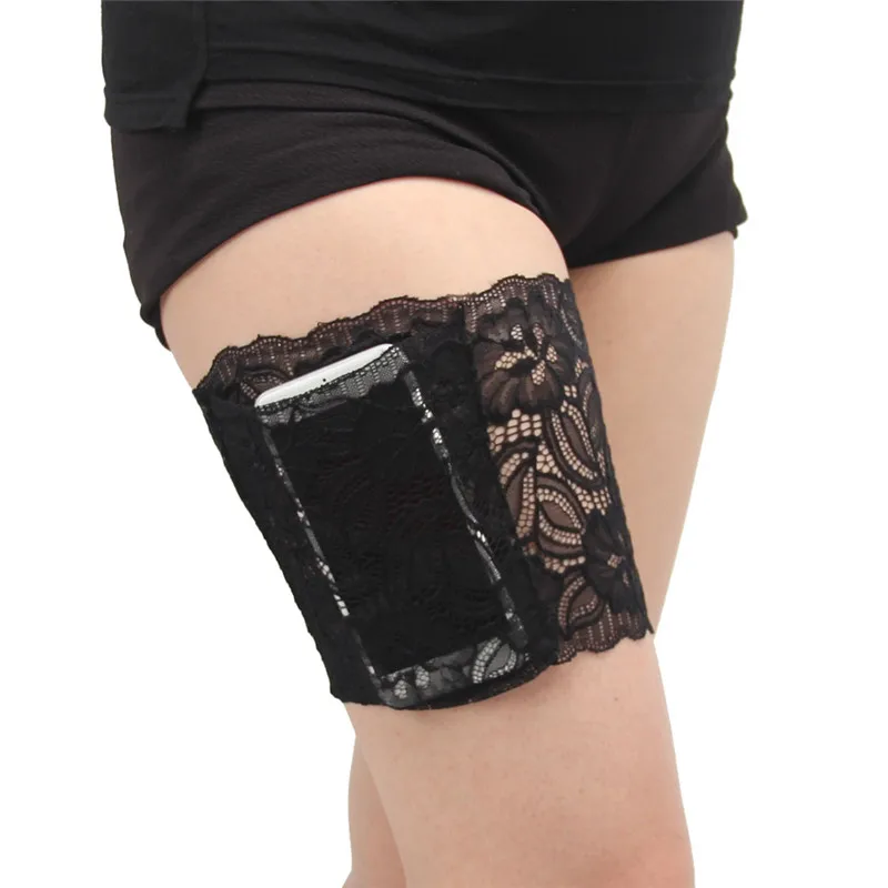 Новые Сексуальные черные кружевные гетры с цветочным рисунком 1 шт. ленты для