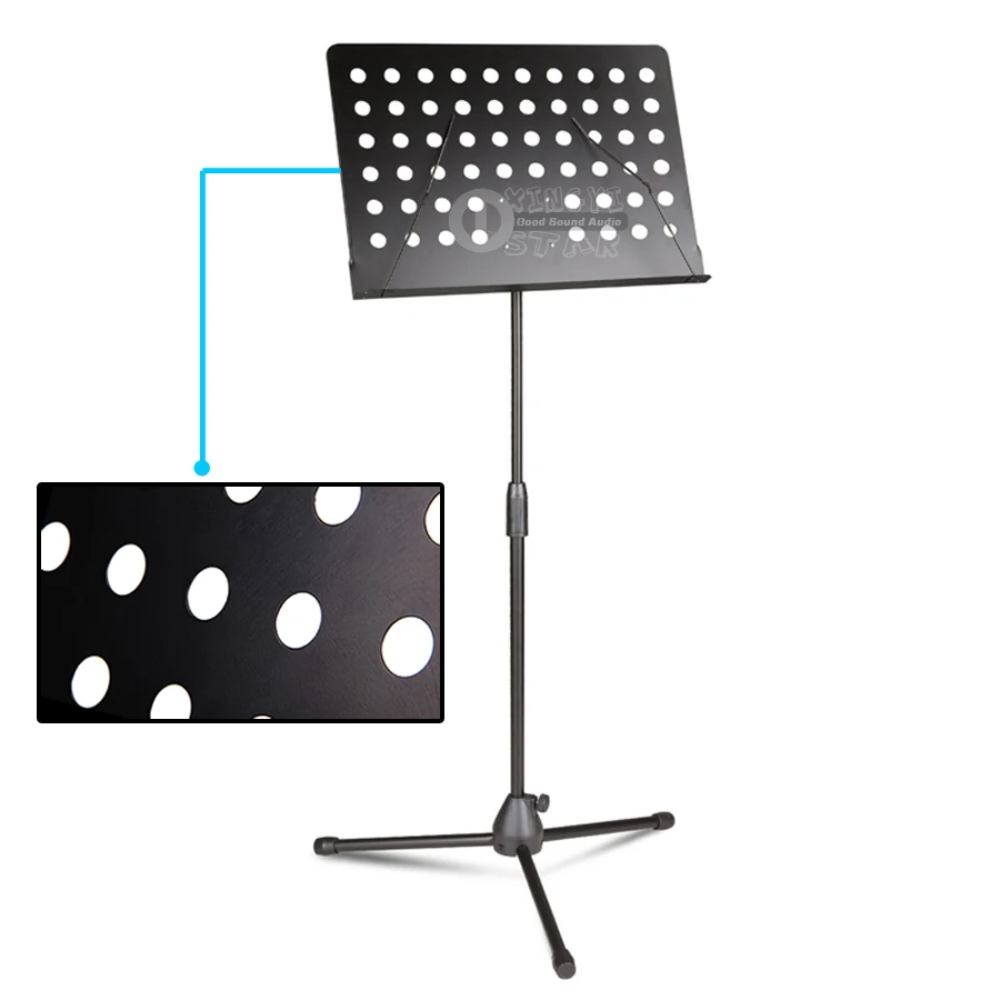 Регулируемая подставка для музыки держатель микрофона складной штатив с зажимом