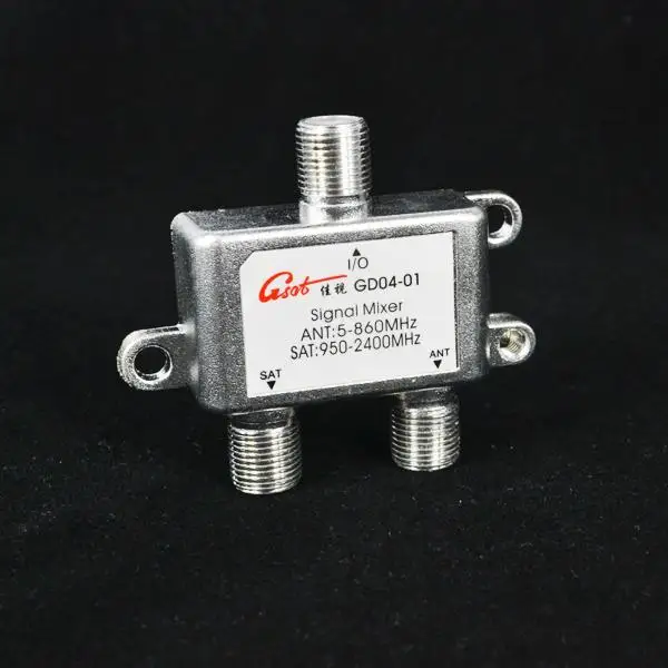 Новый практичный Порт ТВ сигнальный спутник Sat коаксиальный диплексор