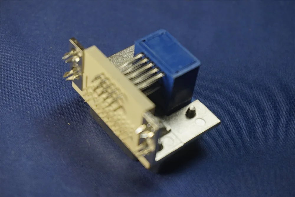 2 шт. DVI VGA двойной порт 24 + 5 Pin I разъем 15 гнездо порта правый угол сквозное