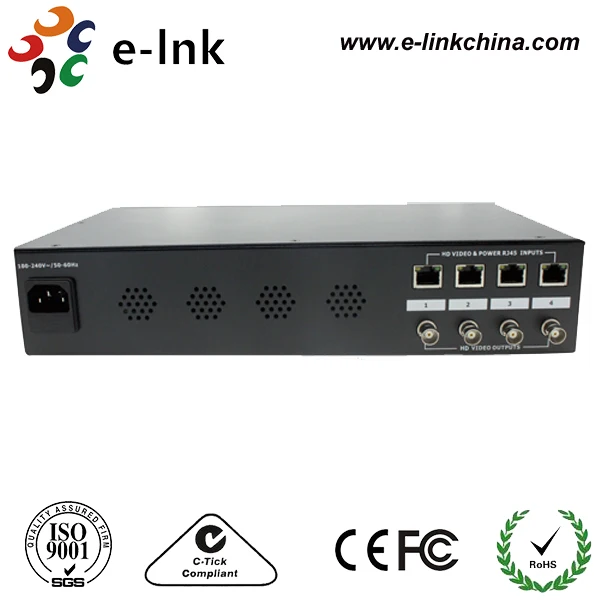 

4Ch Active AHD/HD-CVI/HD-TVI UTP Video Balun as Receiver