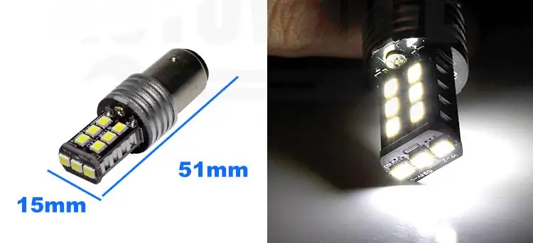 Пара для Toyota Hilux 05-10 автомобиля стоп/Хвост Светильник лампы 2835SMD светодиодный P21/5