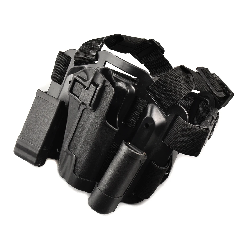 Черная тактическая кобура для правой руки страйкбольной пистолетной сумочки