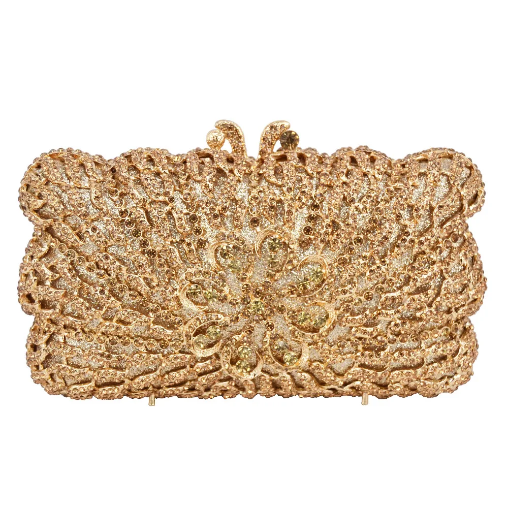 Вечерний Клатч с красными кристаллами Женская красочная сумка бриллиантами