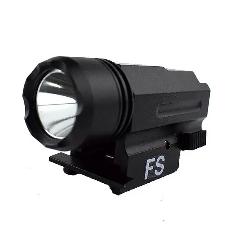 Лазерный прицел с красной точкой + светодиодный фонарик тактический Пикатинни