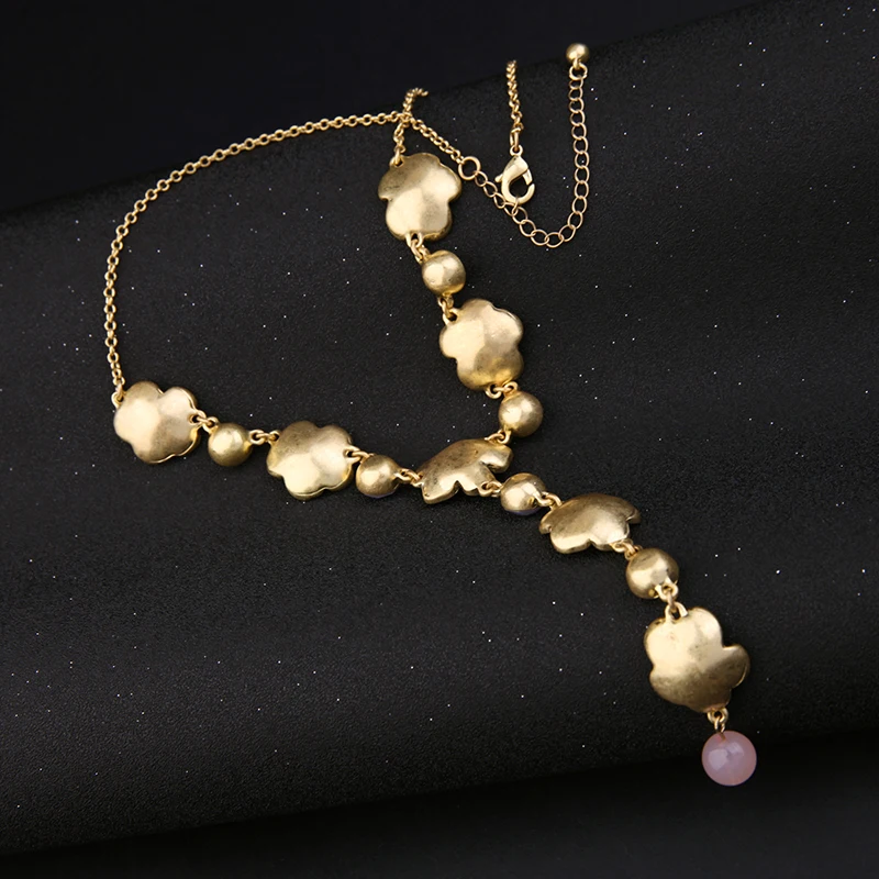 Оптовая цена оптовая продажа брендовая бижутерия длинное ожерелье с кулоном