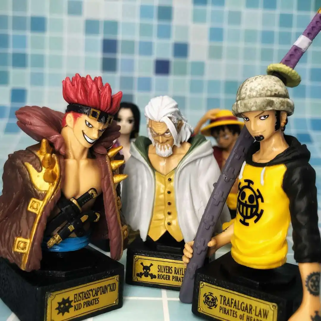 

6-11CM 5pcs/lot Japanese anime figure one piece Luffy/Boa Hancock/Silvers Rayleigh action figure collectible model toys