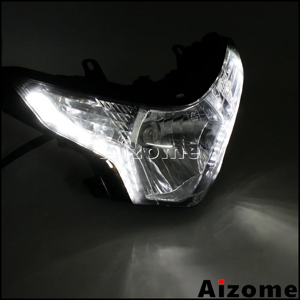 Мотоцикл H4 лампы дневные ходовые фары светодиодные поворотные в сборе для Honda