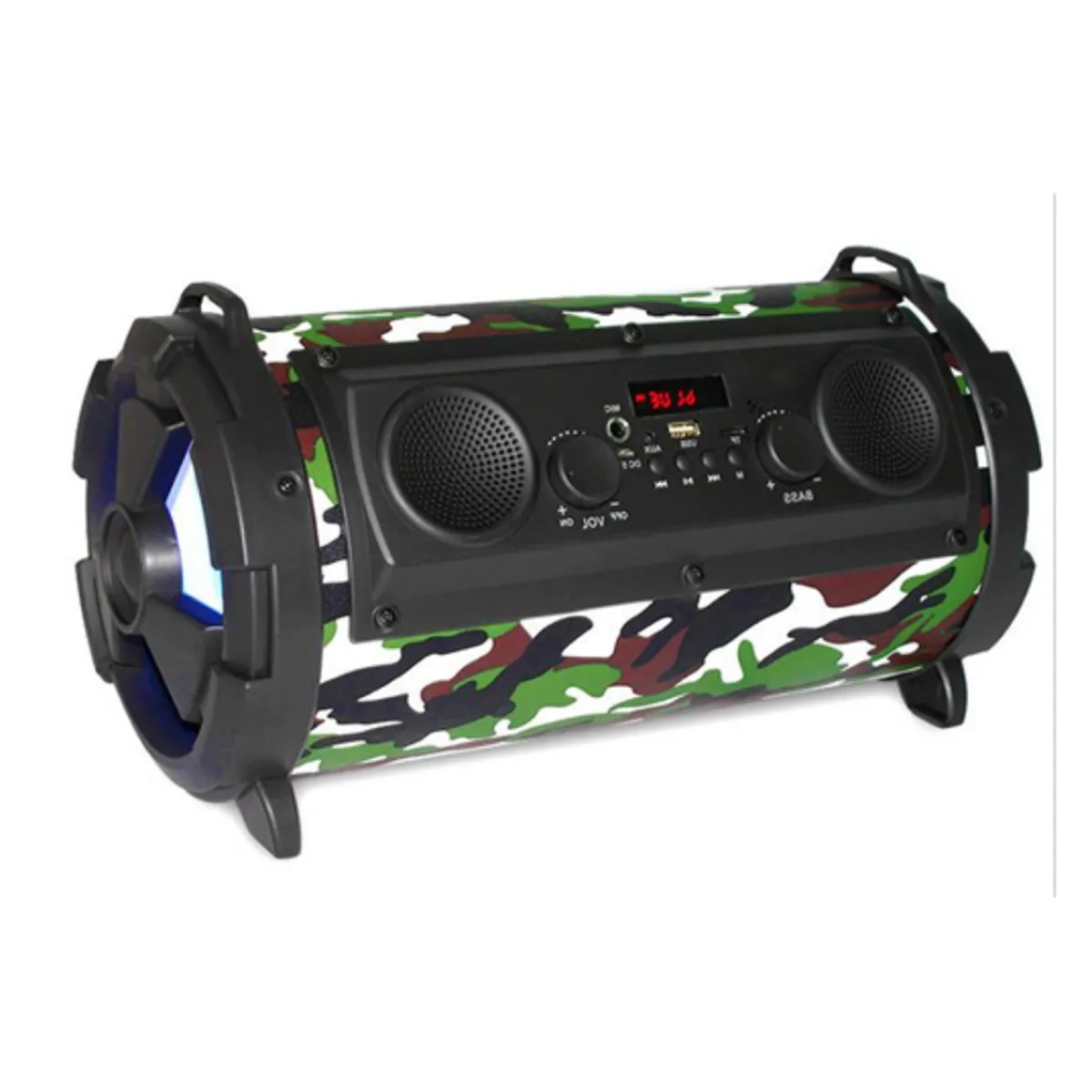 Camouflage Hifi Открытый Портативный беспроводной bluetooth динамик 15 Вт Move KTV 3D Стерео тяжелый бас сабвуфер FM TF AUX USB Lound Динамик - Цвет: Camouflage