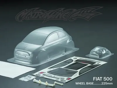 1/10 мини-автомобиль на дороге Stm-racing Fiiatt500 прозрачный корпус для HSP Tamiya HPI Kyosho 3Racing |