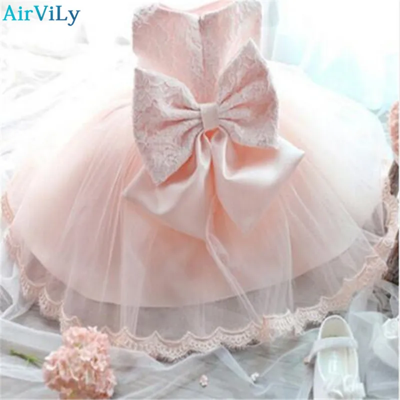 Элегантное платье для девочек 2018 летнее модное розовое кружевное принцессы с