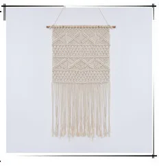 Уникальные кисточки настенный ручной Макраме Домашний Декор Ретро скандинавском дети ремесло ручной работы Обувь для девочек детской комнате индийском стиле