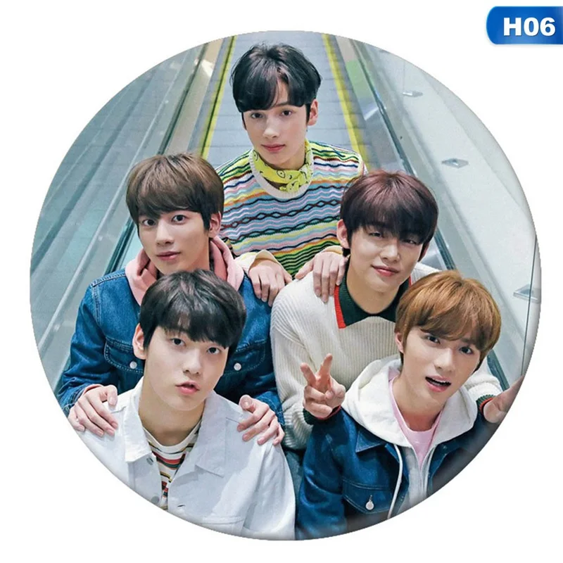 Корейская KPOP TXT TOMORROW X TOGETHER брошь, значок на булавке/нагрудная булавка сувенир подарок аксессуары для одежды шляпа украшение для рюкзака