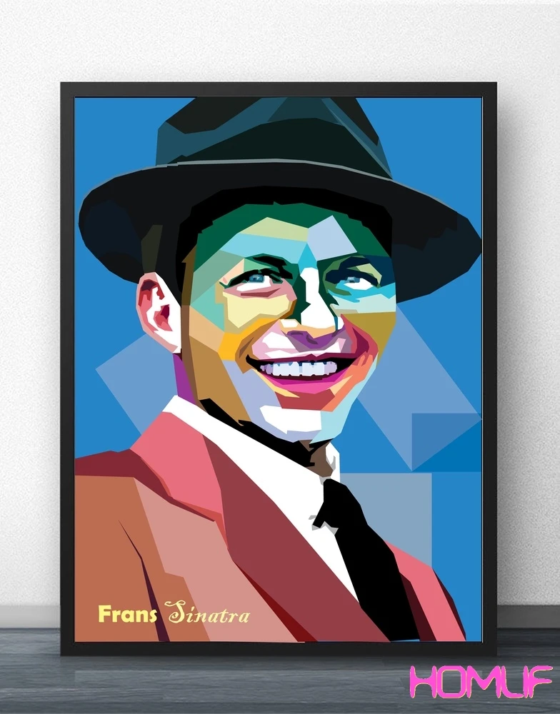 Алмазная картина Frans Sinatra настенная художественная вышивка стежка мозаика стразы