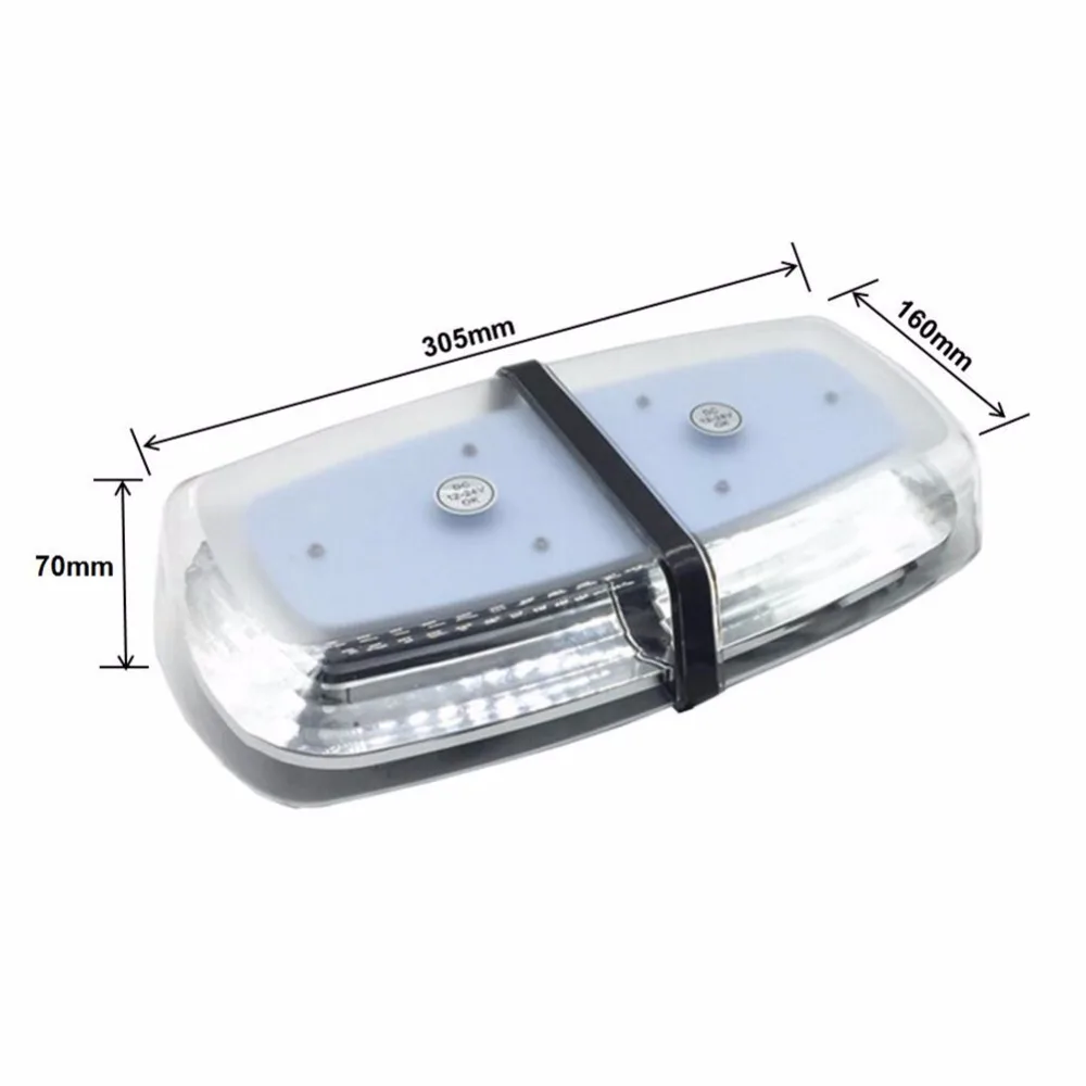 Желтый DC12V~ 24V Магнитный стробоскоп для автомобиля, грузовика, мигающий аварийный светильник, маяк, скорая помощь, полицейский Предупреждение ющий светильник, s лампа