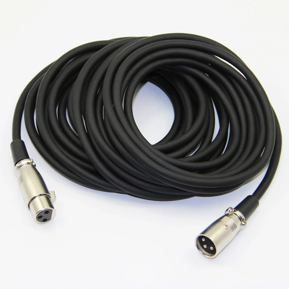 Кабель Bochara XLR штекер гнездо M/F для микрофона микшер OFC медь 1 м 8 3 5 10 15 20 м|xlr balanced