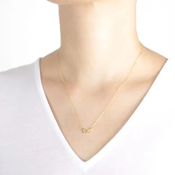 Модная подвеска в форме крыльев цепочка из цинкового сплава|necklace with|designer necklacefashion