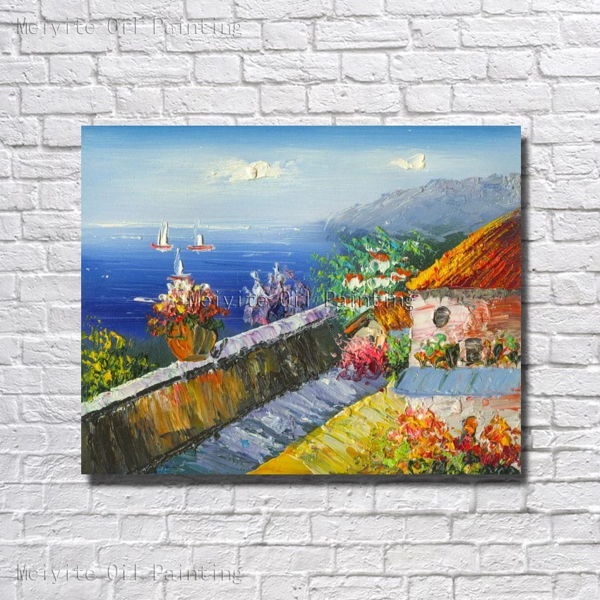 

Hand Painted Oil Painting On Canvas Beautiful Scenery Oil Painting Living Room Wall Pictures no Framed Canvas Art Big Size