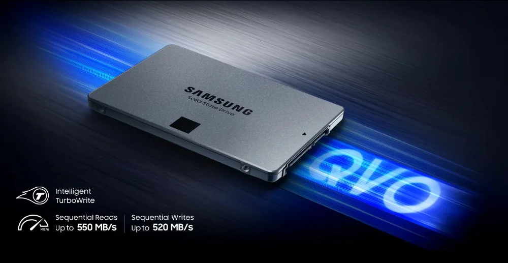 SAMSUNG MZ-76Q1T0BW 860 QVO 1 ТБ 2 ТБ 4 ТБ SSD твердотельный жесткий диск для ноутбука SSD твердотельный диск 1T