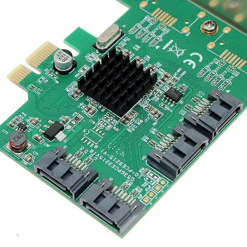 4 SATA PCIe карты расширения карта с героями комиксов Марвел адаптер конвертер Marvell