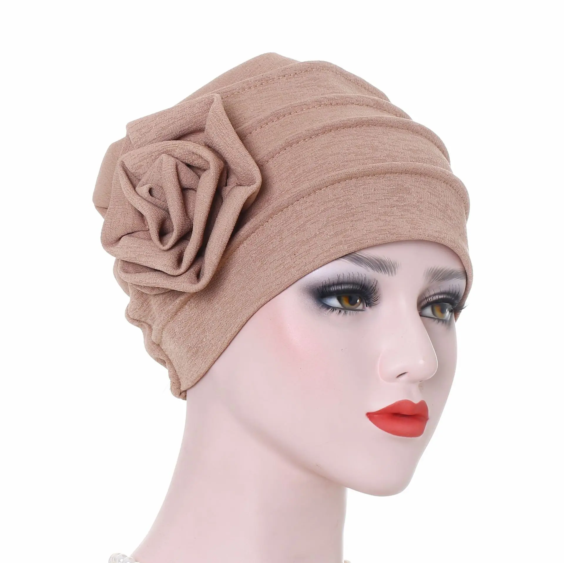 Мусульманские Модные женские хиджабы с цветами Мусульманский Исламский хиджаб