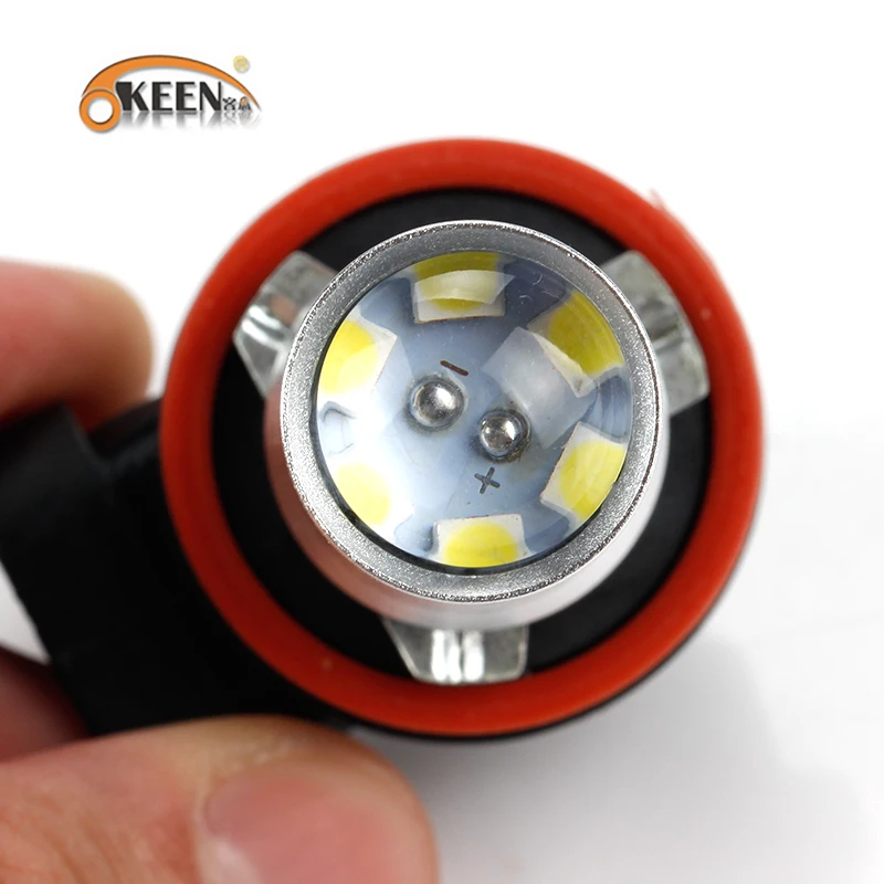 Светодиодный налобный фонарь OKEEN 2 шт. 3030 чип 26SMD H4 светодиодный H8 H11 H9 9006 9005 6000K