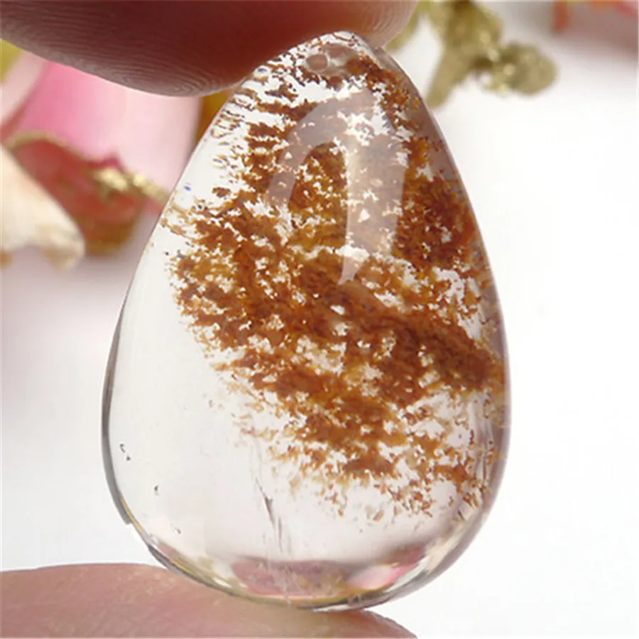 Женское модное ювелирное ожерелье с прозрачной подвеской в виде капель из