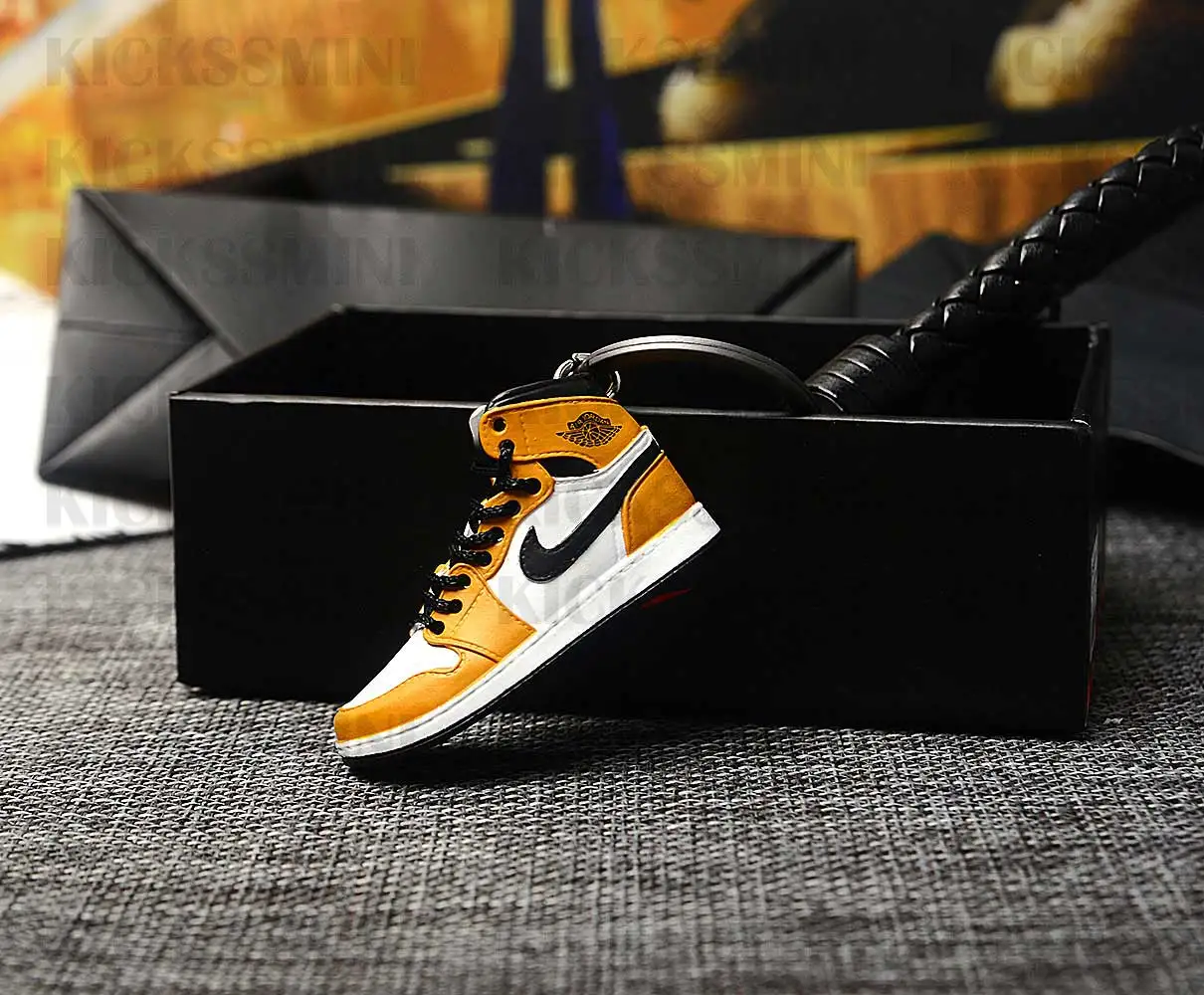 DIY Джордан Ретро OG Air Jordan " Новичок года" 3D брелок в виде кроссовка сумка коробка Подвеска для пары Кукла аксессуар